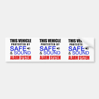 3 in 1 Fake Alarm System Sticker for your car!