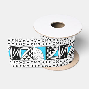 3 Inch Southwest Sunrise in Turquoise Satin Ribbon