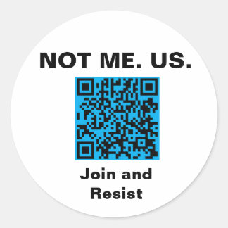 3 inch square stickers.  Sheet of 6.   Classic Round Sticker