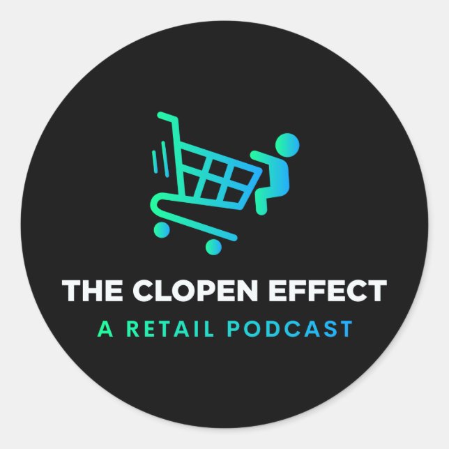 3 inch The Clopen Effect Classic Round Sticker (Front)