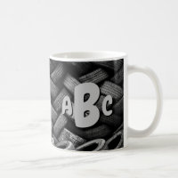 3 Initial Letter Monogram Old Tyres