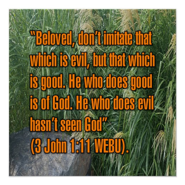 3 John 1:11 WEBU Poster (Front)