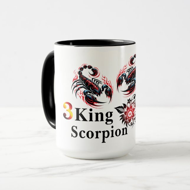 3 King Sporpion Mug (Front Left)