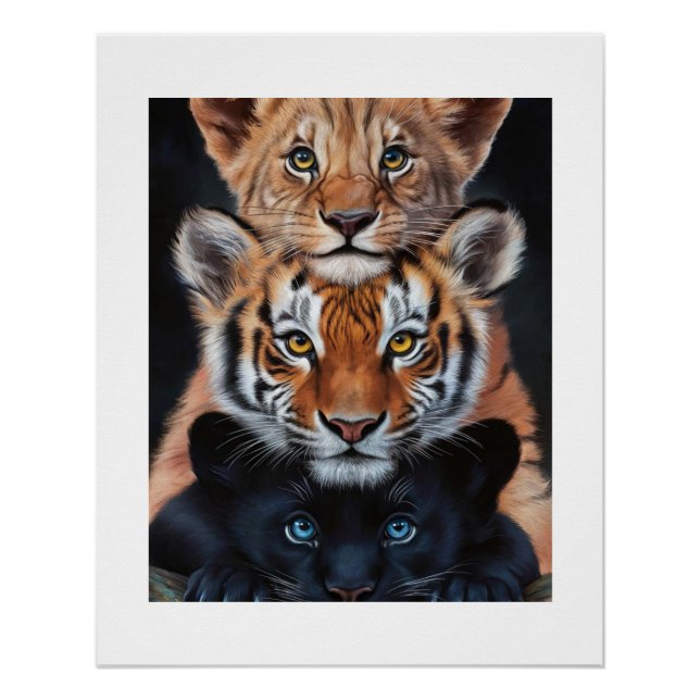 3 Kittens Poster (Front)