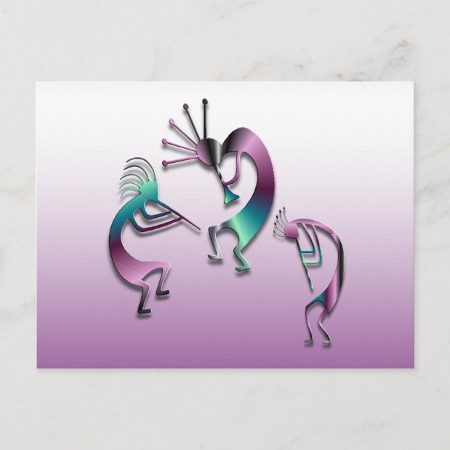 3 Kokopelli 107 Postcard (Front)