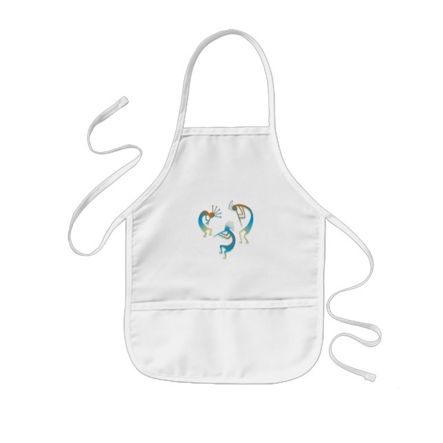 3 Kokopelli #14 Kids Apron (Front)