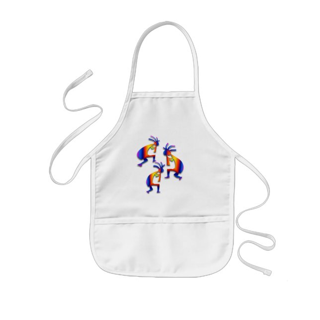 3 Kokopelli #19 Kids Apron (Front)
