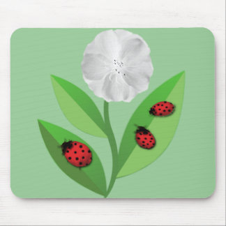 3 Ladybugs Mouse Pad