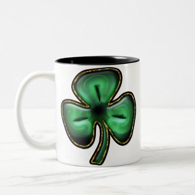 3 Leaf Clover Mug (Left)