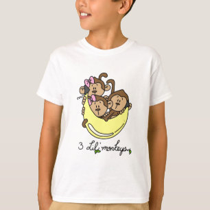 3 Li'l Monkeys Tshirts and Gifts