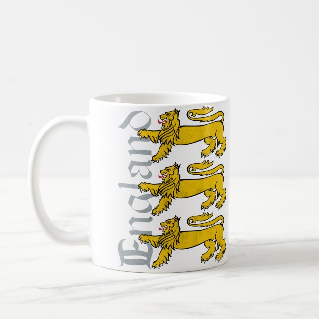 3 Lions England Mug (Left)