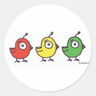 3 Little Birdies Stickers