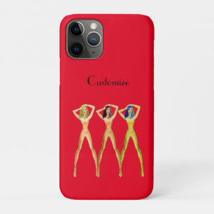 3 long-legged Ladies Standing Thunder_Cove  iPhone 11 Pro Case