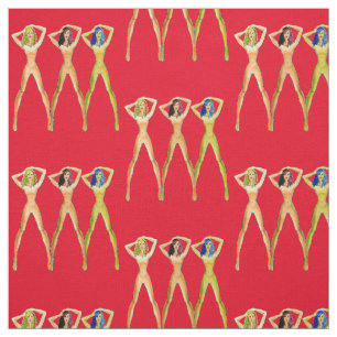 3 long-legged Ladies Standing Thunder_Cove Fabric