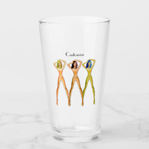 3 long-legged Ladies Standing Thunder_Cove  Glass