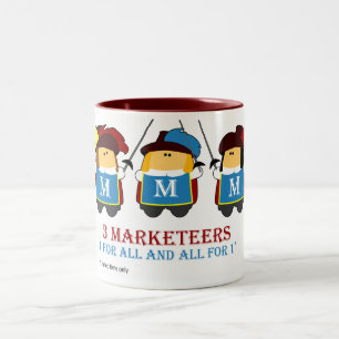 3 Marketeers mug