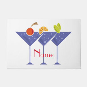 3 Martini Cocktails Thunder_Cove  Doormat