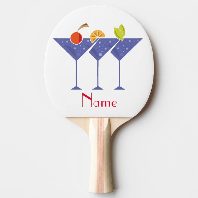 3 Martini Cocktails Thunder_Cove   Ping Pong Paddle (Front)