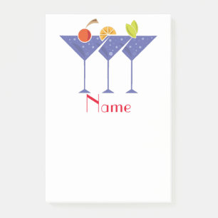 3 Martini Cocktails Thunder_Cove Post-it Notes