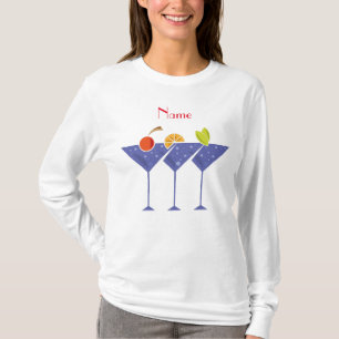 3 Martini Cocktails Thunder_Cove T-Shirt