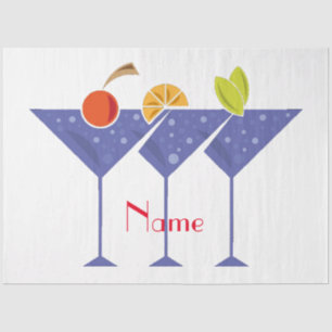 3 Martini Cocktails Thunder_Cove Tissue Paper