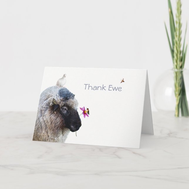#3 Merci Ewe : Merci— Une carte fantaisiste (Devant)