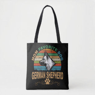 3 Mom Favourite Dog German Shepherd Tote Bag