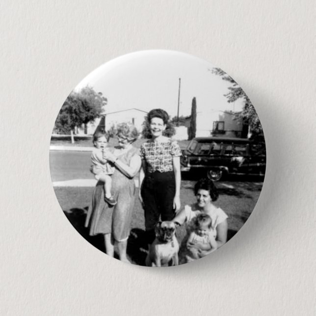 3 Moms 2 Inch Round Button (Front)