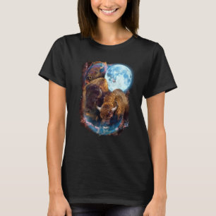 3 Moon Bison Buffalo Animal Bison T-Shirt