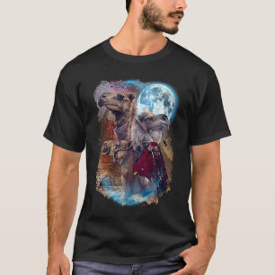 3 Moon Camel  Llama Alpaca Animal T-Shirt