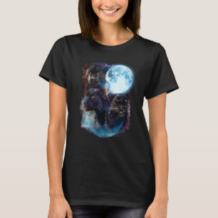 3 Moon Panther Cougar Graphic Animal T-Shirt