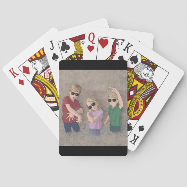 3 Munchkins  Playing Cards (Back)