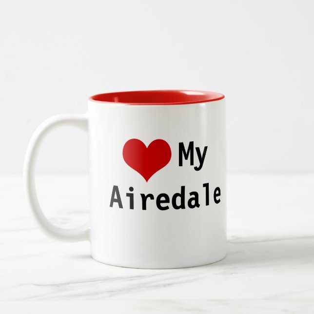 <3 My Airedale Mug (Left)