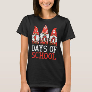 3 Nordic Gnomes 100 Days Of School 100th Day Teach T-Shirt