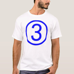 3, number three T-Shirt