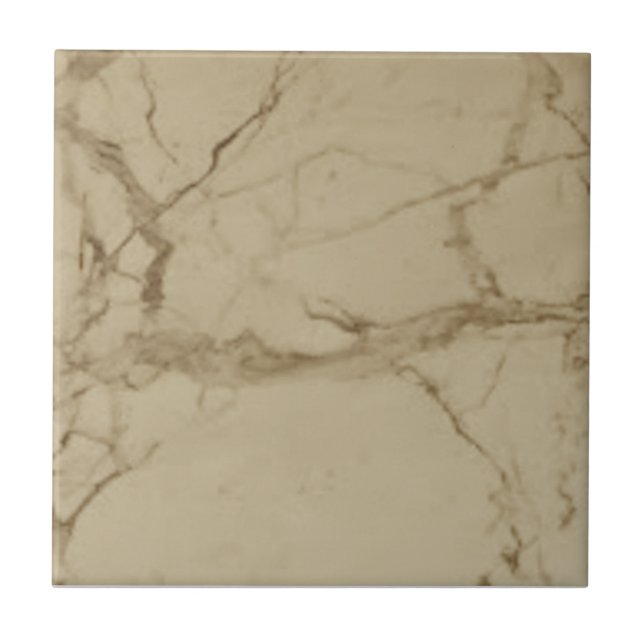 3 of 3 Sepia Faux Marble 4.5 & 6" Wall Backsplash Tile (Front)