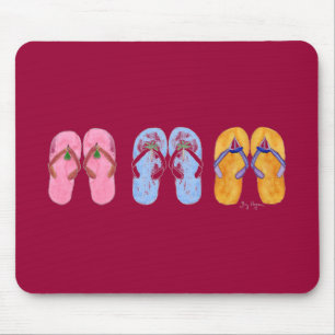 3 Pairs of Flip-Flops Mousepad