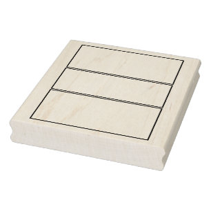 3 panel blank comic background panel rubber stamp
