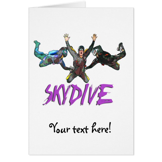 3 parachutistes - pourpre (Devant)