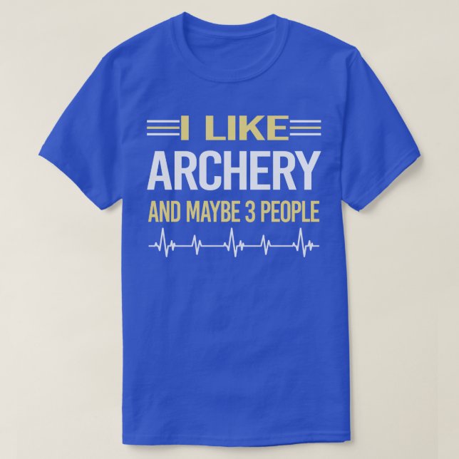3 People Archery Archer Arrow Arrows Bow  T-Shirt (Design Front)