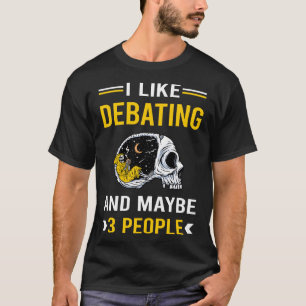 3 People Debating Debate Debater T-Shirt