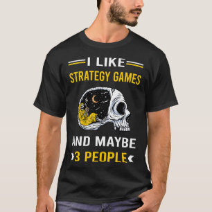 3 People Strategy Game Strategic Gaming T-Shirt