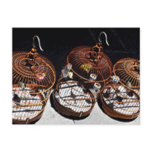 3 Petits oiseaux en Chine Carte postale