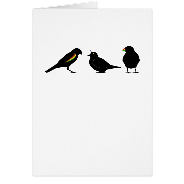 3 petits oiseaux par l'erndub (Devant)