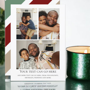 3 Photo and stripped back template