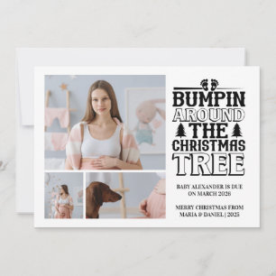 3 Photo Christmas Tree Pregnancy Announcement
