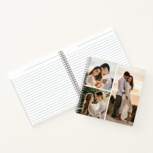 3 Photo Collage Checklist Wedding Planner Notebook