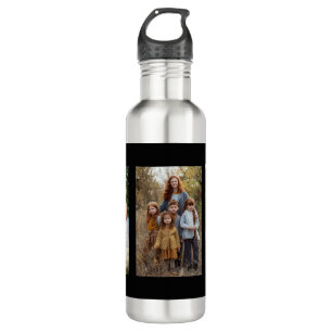 3 Photo Collage custom 710 Ml Water Bottle
