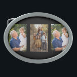 3 Photo Collage custom Belt Buckle<br><div class="desc">3 Photo Collage custom Belt buckle</div>