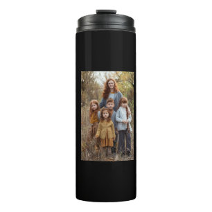 3 Photo Collage custom Thermal Tumbler